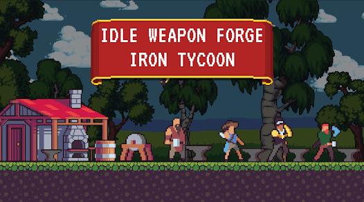 Idle Weapon Forge: Iron Tycoon Mod Tangkapan skrin 0