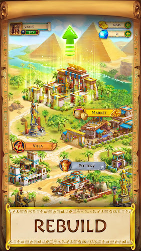 Jewels of Egypt・Match 3 Puzzle Ảnh chụp màn hình 1