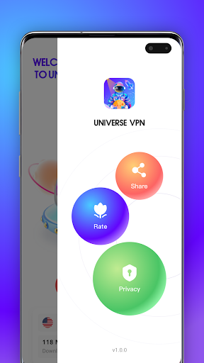 Universe VPN: Travel safely Ảnh chụp màn hình 3