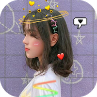 Live face sticker sweet camera