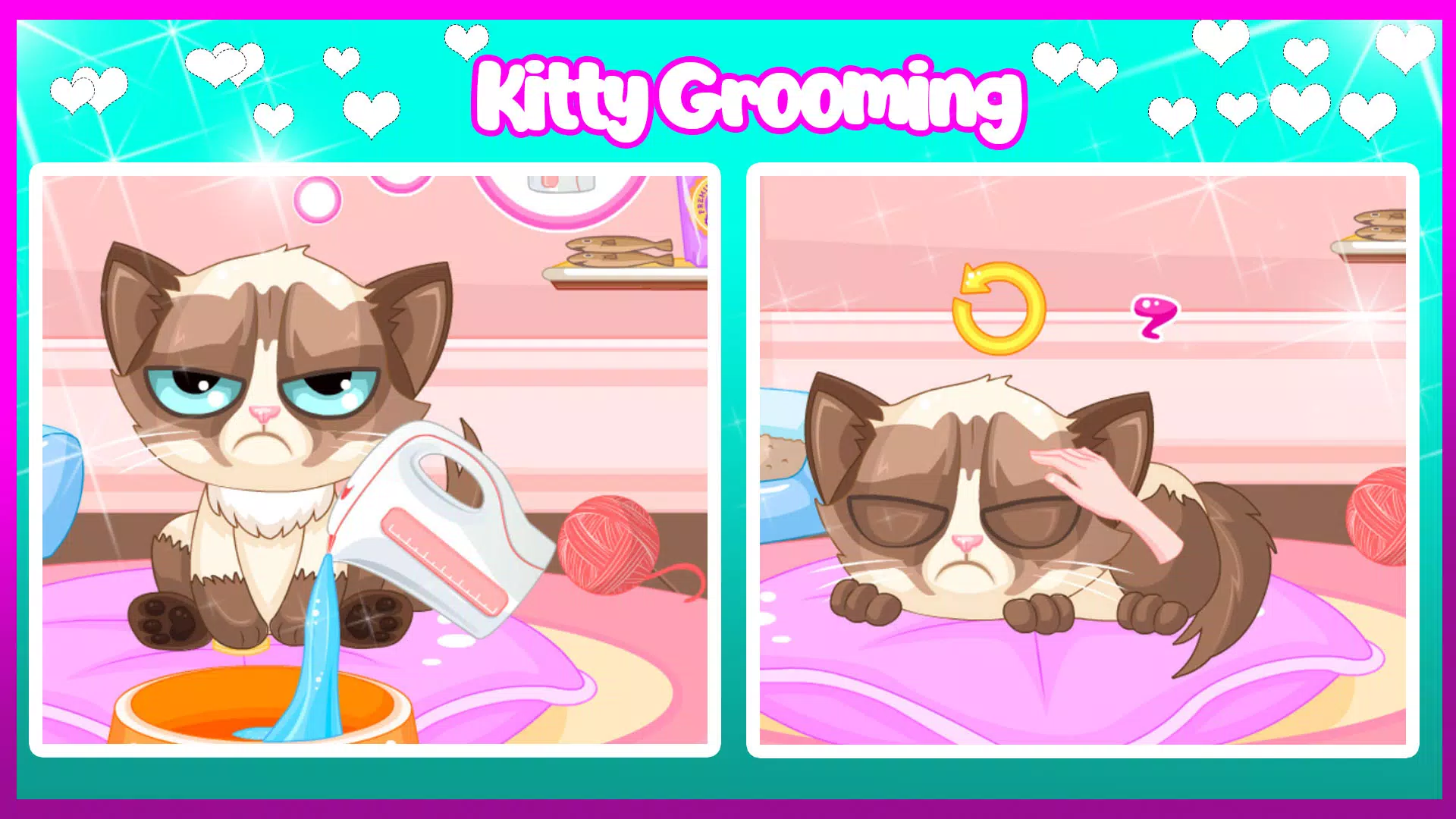 Schermata Sleepy Kitty Grooming 0