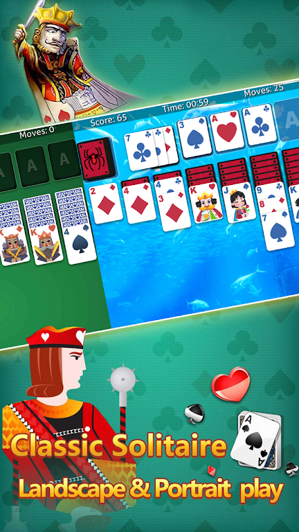 klondike solitaire :card shark スクリーンショット 1