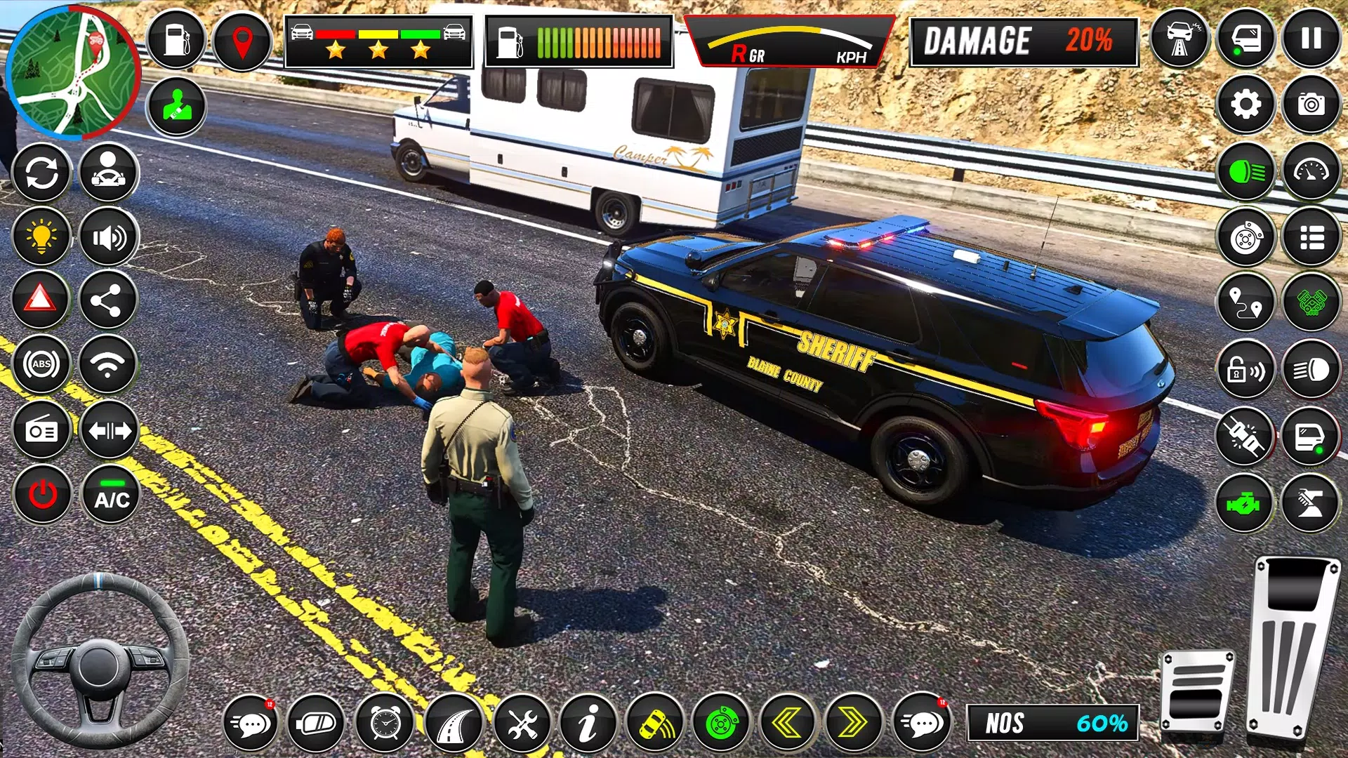 Police Simulator: Car Games स्क्रीनशॉट 1