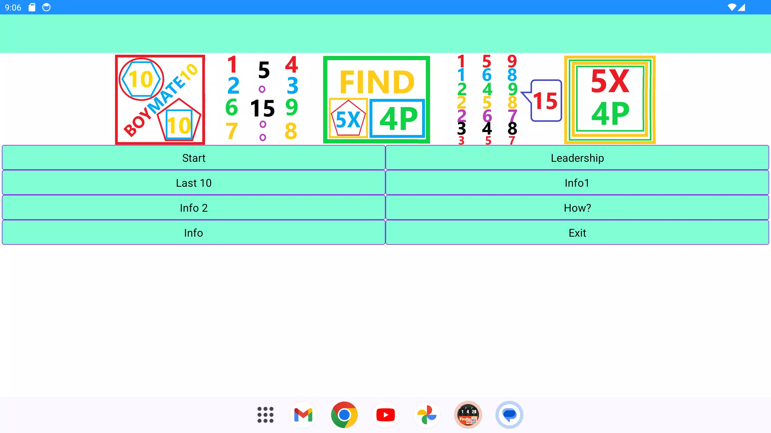 Schermata Brain Game - Find5x 4P 0