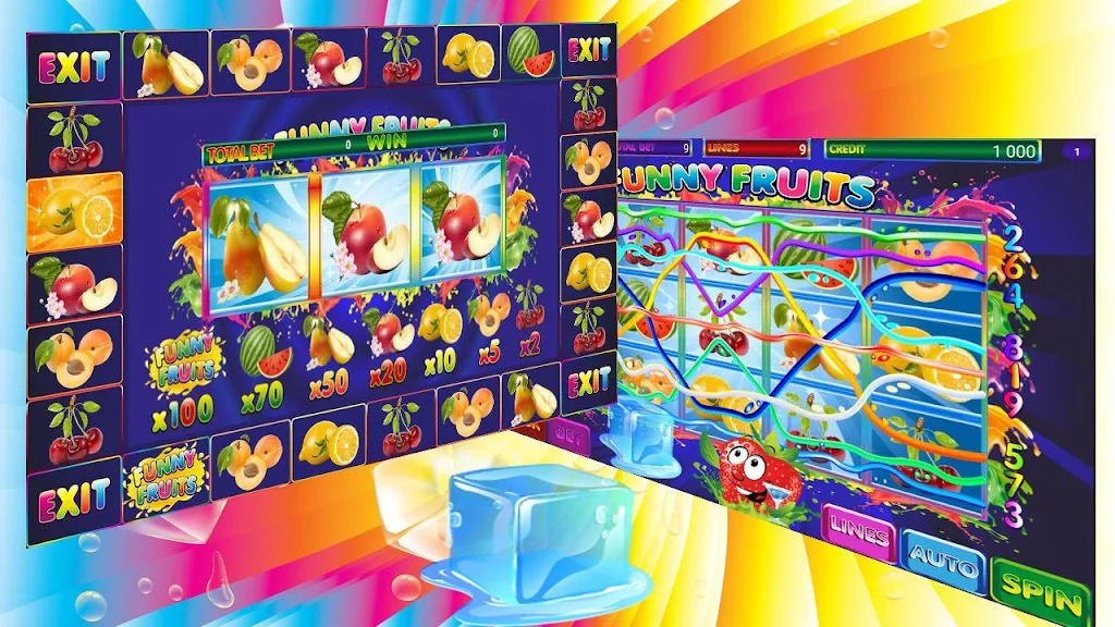 Funny Fruits Slot Captura de pantalla 1