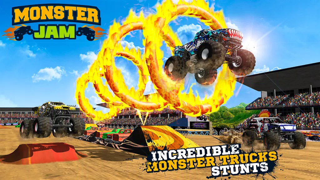 Monster Truck Jam: Truck Games Ảnh chụp màn hình 0