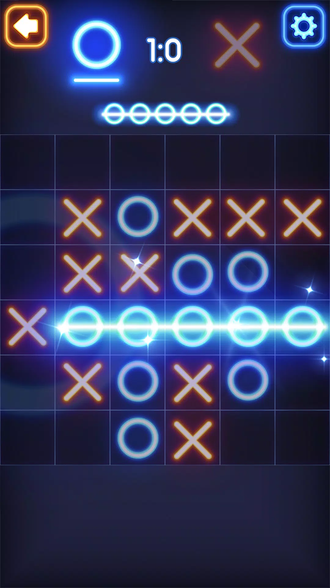 Tic Tac Toe Glow Ekran Görüntüsü 3