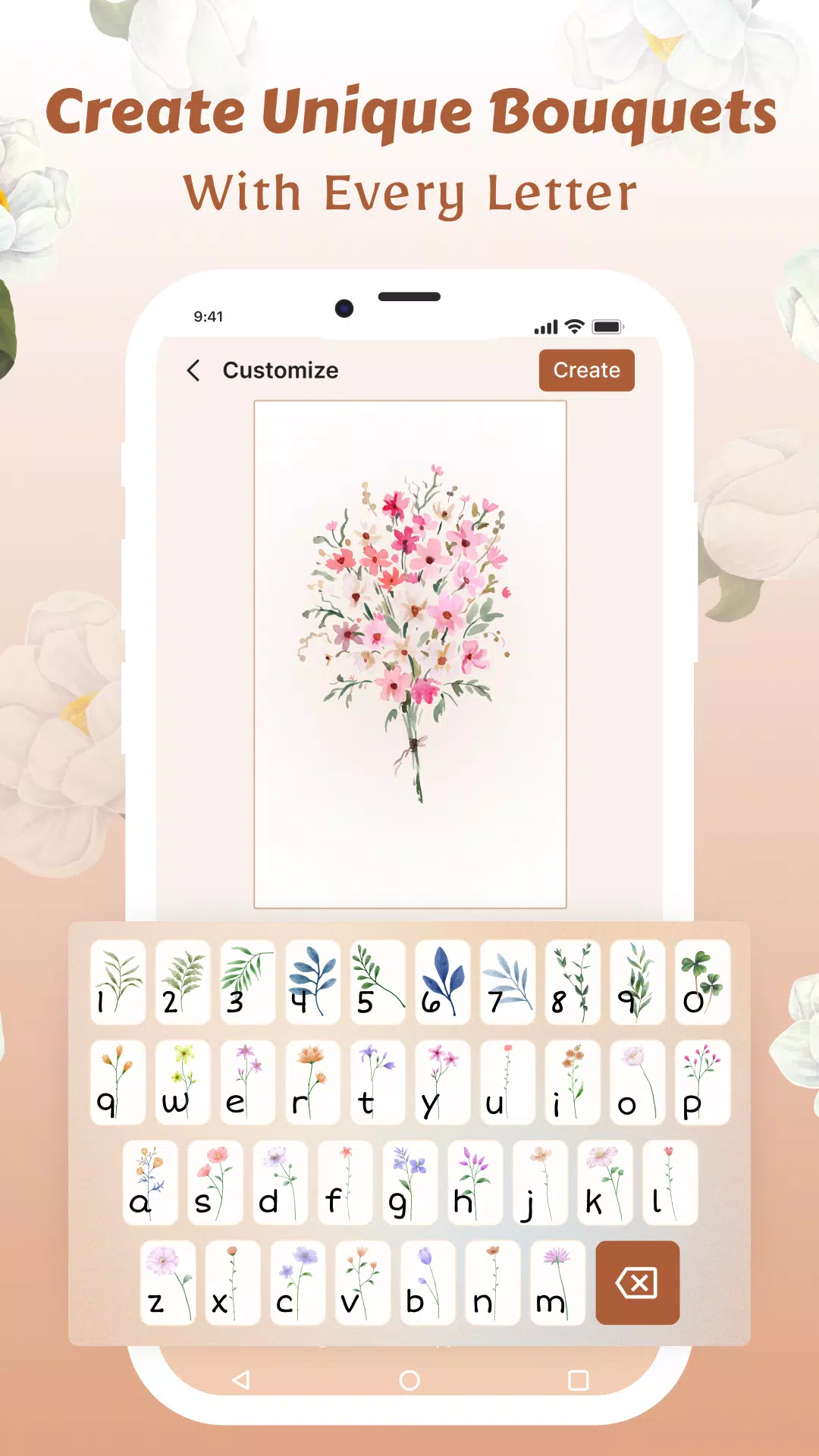 Flower Language Wallpaper DIY स्क्रीनशॉट 0