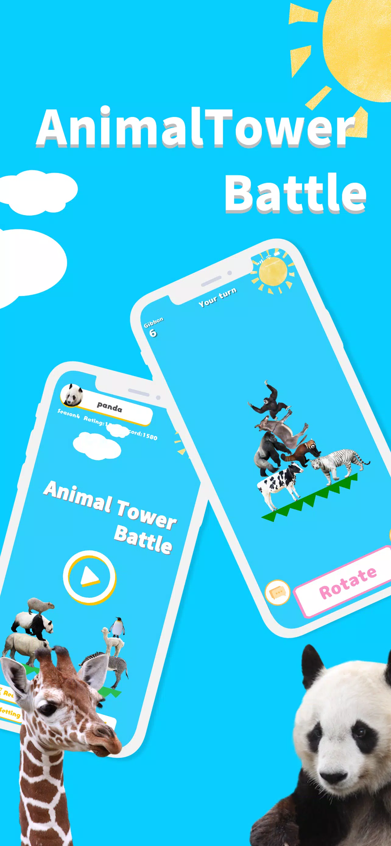 Animal Tower Battle Captura de pantalla 0