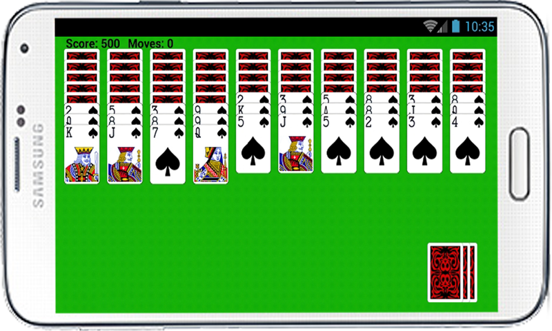 Spider Solitaire Free Game HD スクリーンショット 2