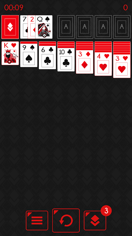 Solitaire - Klondike Redstone Скриншот 1