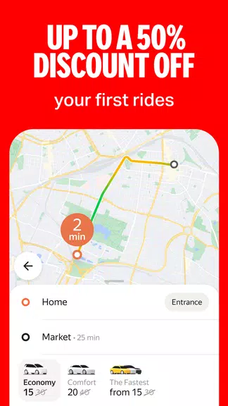 Yango — different from a taxi Tangkapan skrin 1