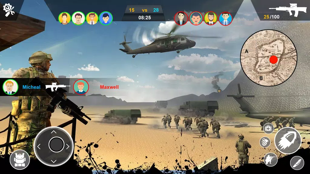 Army Transport Helicopter Game Скриншот 1