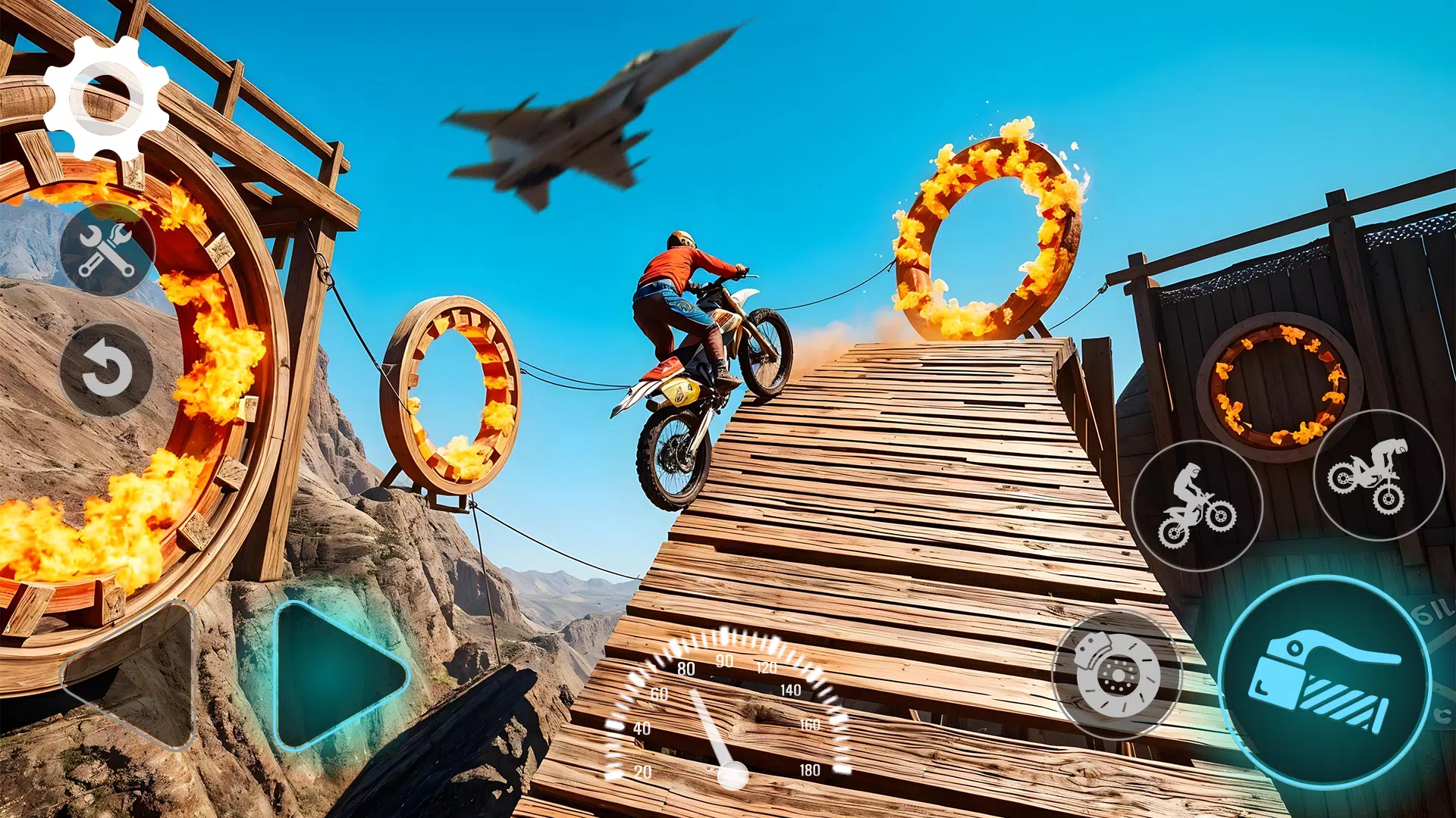 Stunt Bike Racing Challenge 3D Captura de pantalla 2