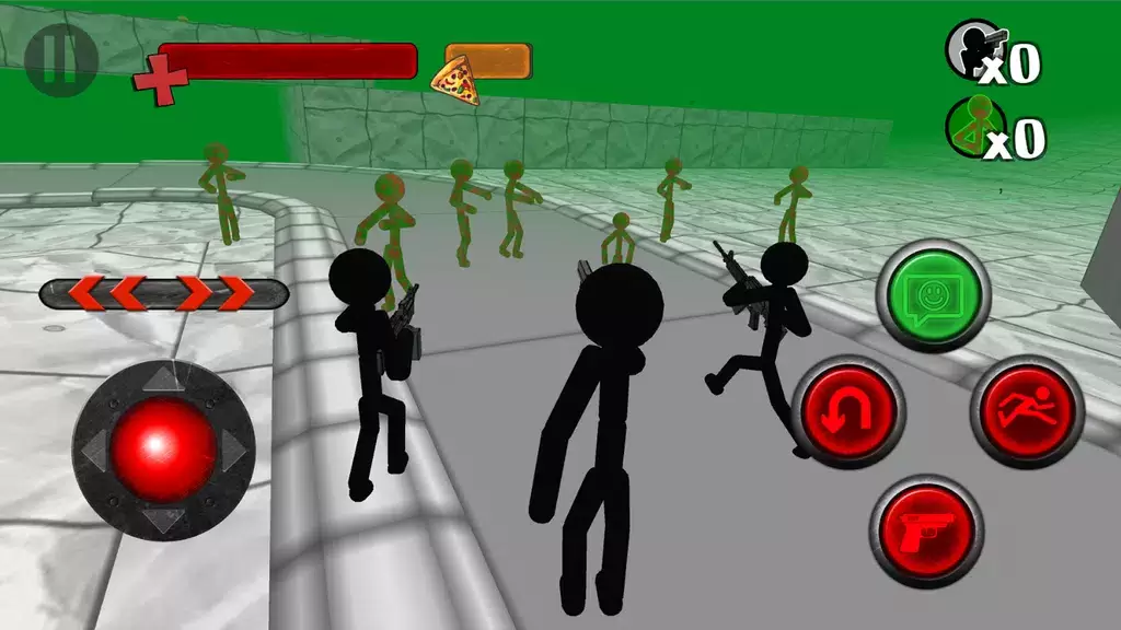 Stickman Zombie 3D 螢幕截圖 2