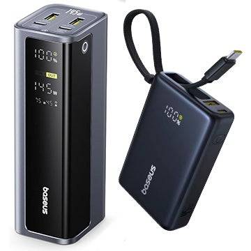 BASEUS 20.800 MAH 145W Power Bank + Picogo 10.000 mAh 45W Power Bank