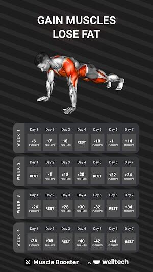 Workout Planner Muscle Booster 스크린샷 3