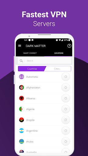 DarkMatter VPN Ảnh chụp màn hình 1