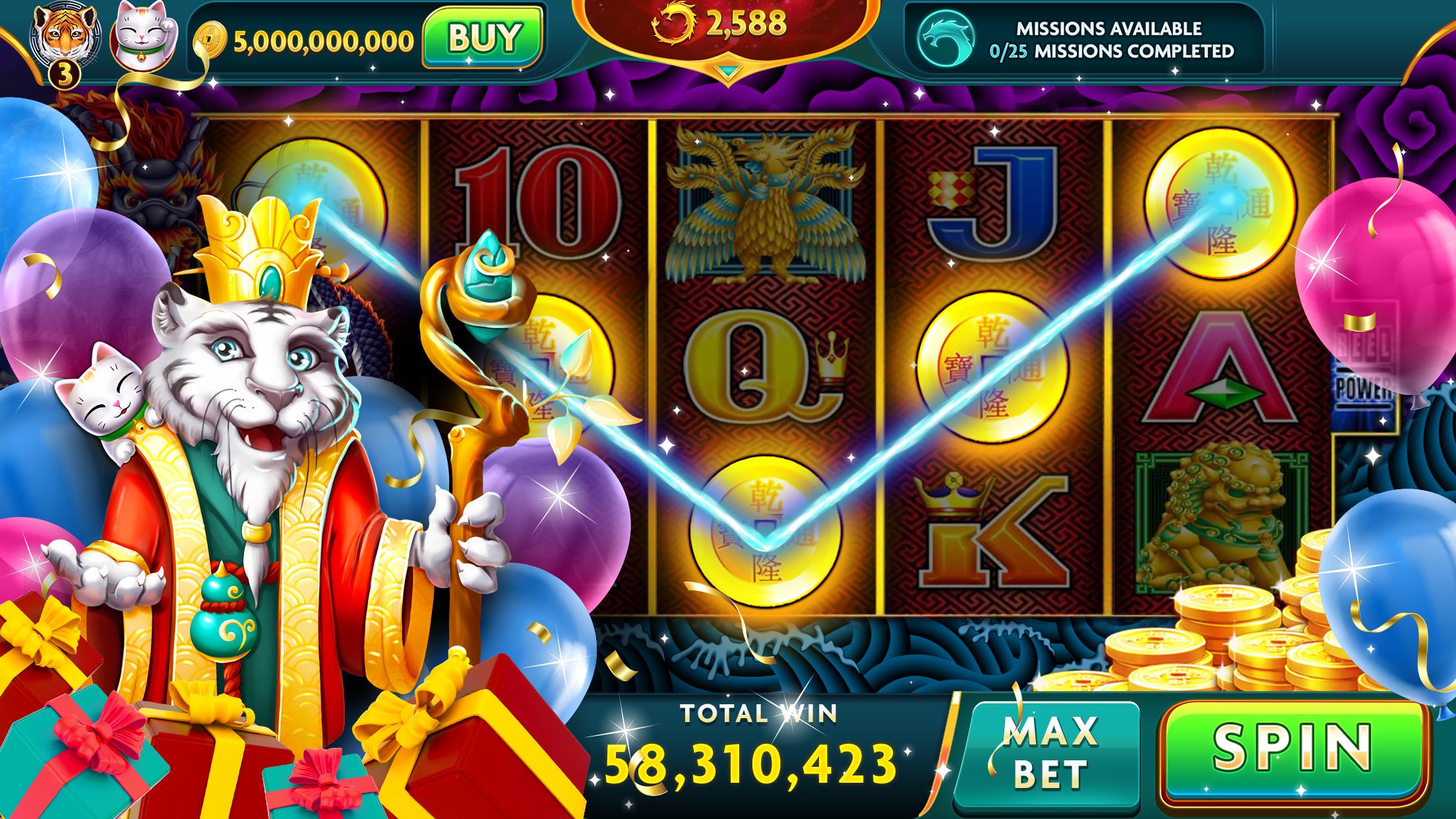 Mighty Fu Casino - Slots Game Ekran Görüntüsü 2