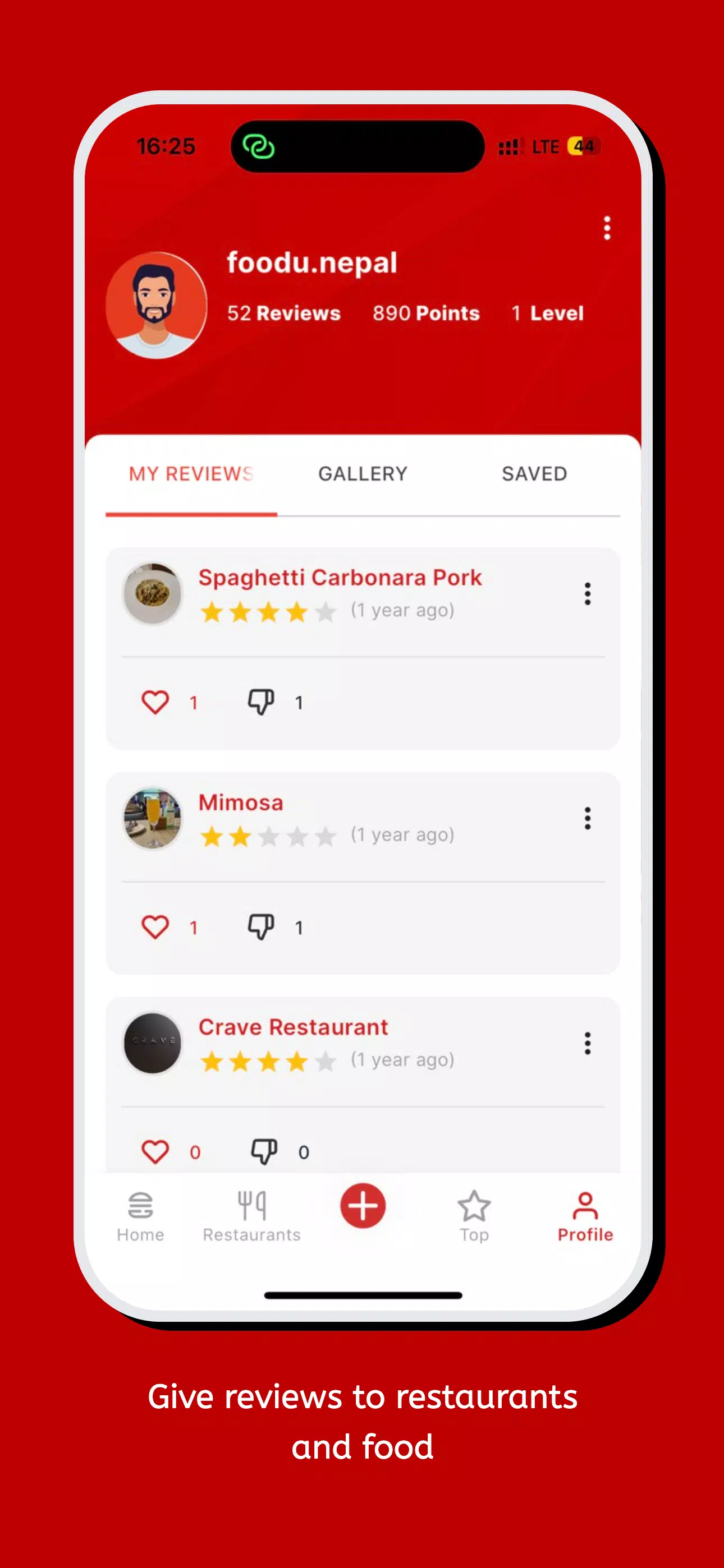 Foodieho Screenshot 1