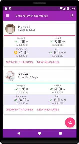 Child Growth Tracking স্ক্রিনশট 0