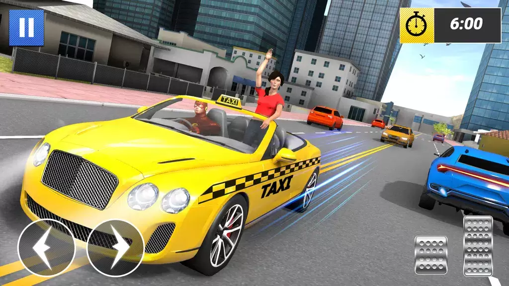 Superhero Car Games Taxi Games 螢幕截圖 1