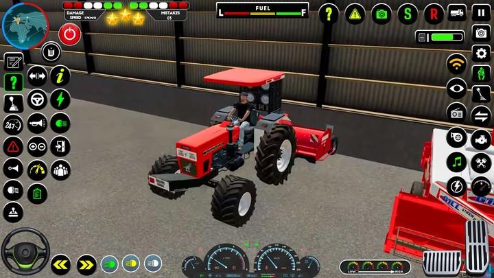 Tractor Farming Tractor Games Скриншот 1