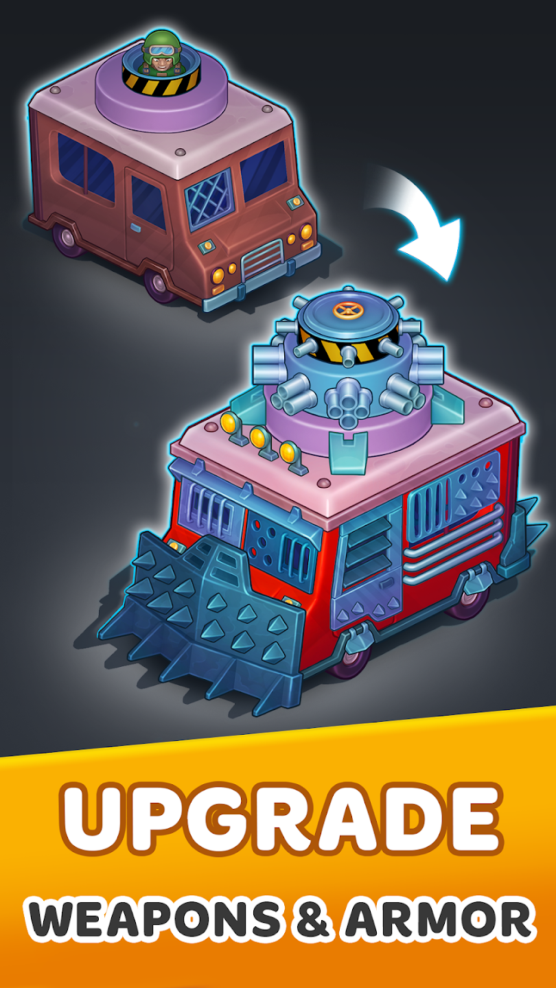 Zombie Van: Tower Defense TD Captura de tela 0