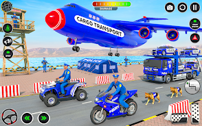 Police Cargo Transport Games ဖန်သားပြင်ဓာတ်ပုံ 1