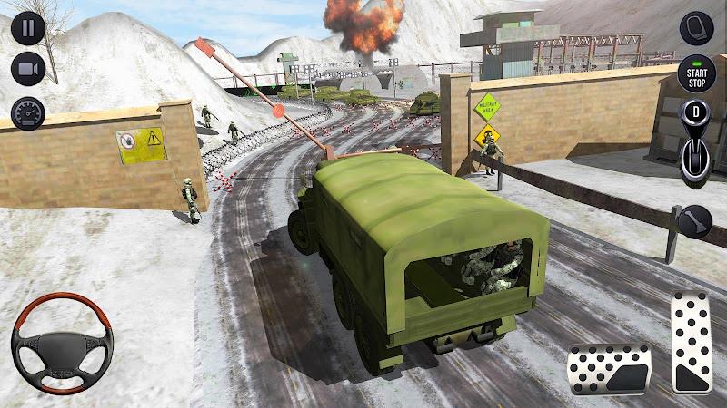 Army Delivery Truck Games 3D ภาพหน้าจอ 3