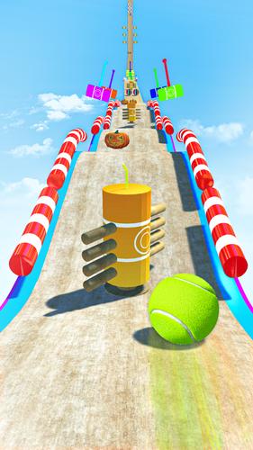 3D Sky Rolling Going Ball Game Captura de tela 3