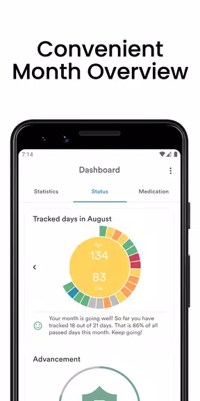 AVAX Blood Pressure Diary Captura de tela 2
