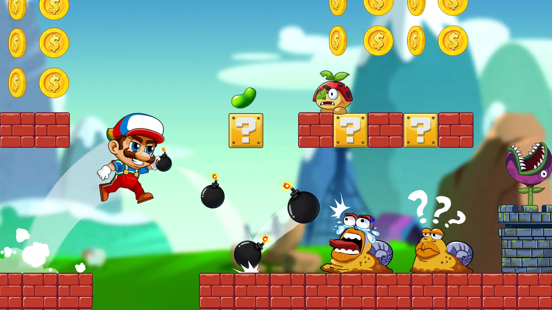 Super Bean Bros: Running Games Screenshot 0