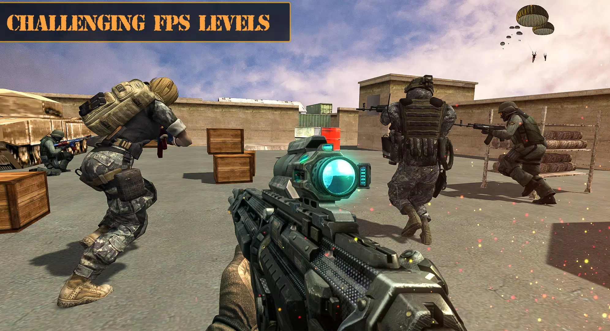 FPS Shooting Strike Game Скриншот 1