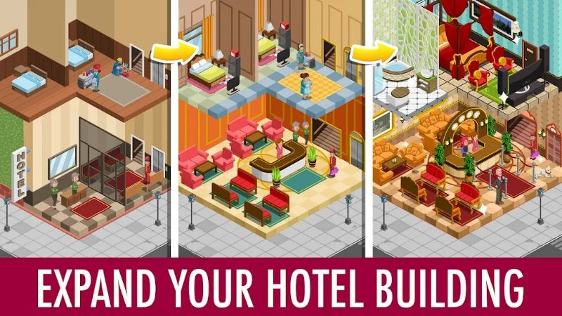 Hotel Tycoon Empire: Idle game 螢幕截圖 3