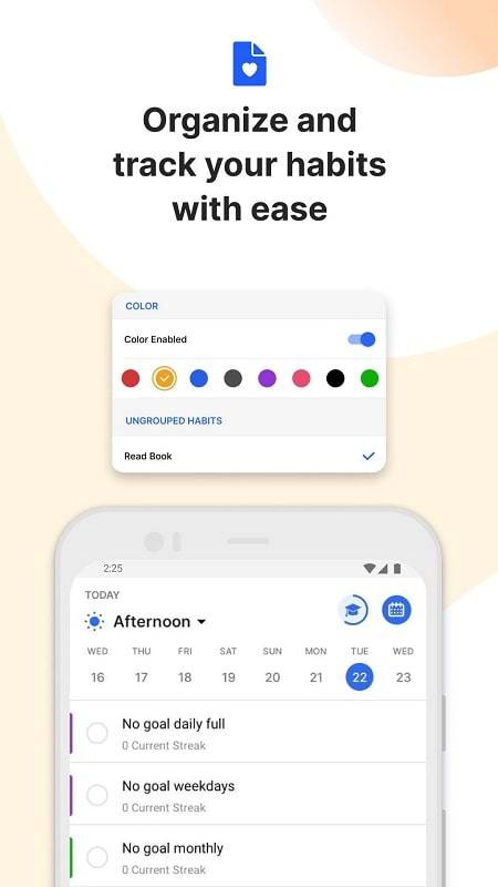 Habitify: Daily Habit Tracker स्क्रीनशॉट 2