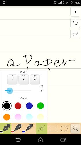 Handwriting memo a Paper 스크린샷 0
