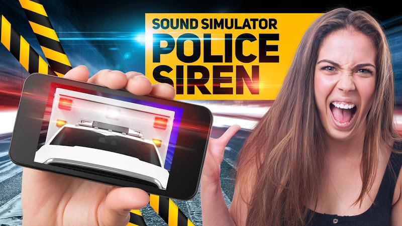 Police sound siren simulator स्क्रीनशॉट 0