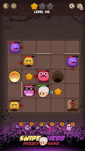 Swipe hero：puzzle game Ekran Görüntüsü 2