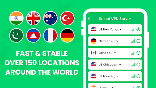 Fast VPN - Fast & Secure Captura de pantalla 2