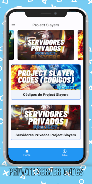 Project Slayers Codes Privados Ảnh chụp màn hình 2