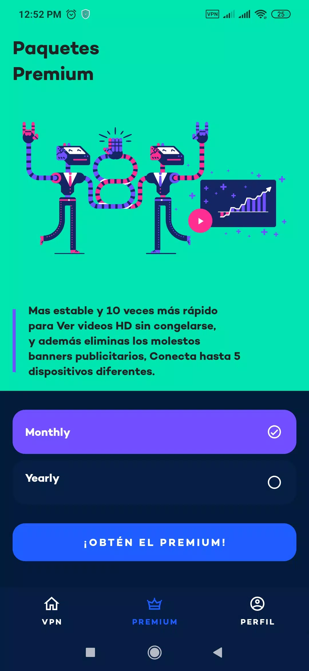 YouVPN: VPN Gratis 2021, VPN Servidor Proxy Rápido スクリーンショット 0