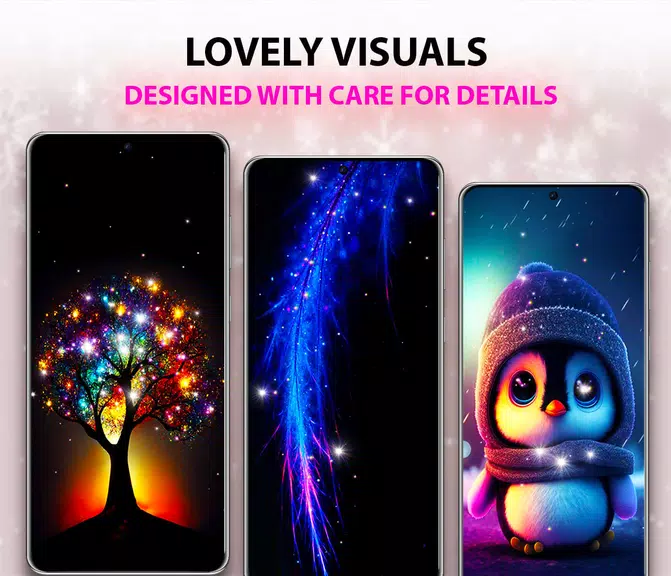 Glitter Live Wallpaper Tangkapan skrin 3