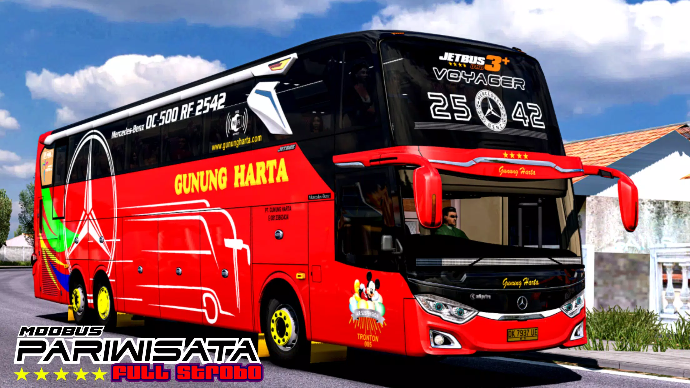 Mod Bus Pariwisata Full Strobo Ảnh chụp màn hình 0