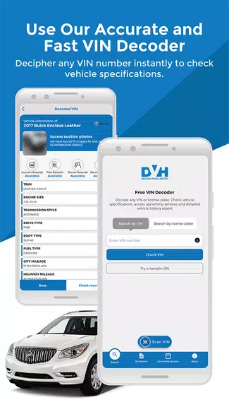 VIN Decoder & License Plate Capture d'écran 0