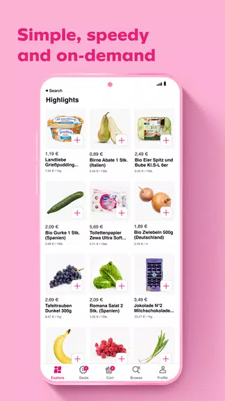 Flink: Groceries in minutes Скриншот 2