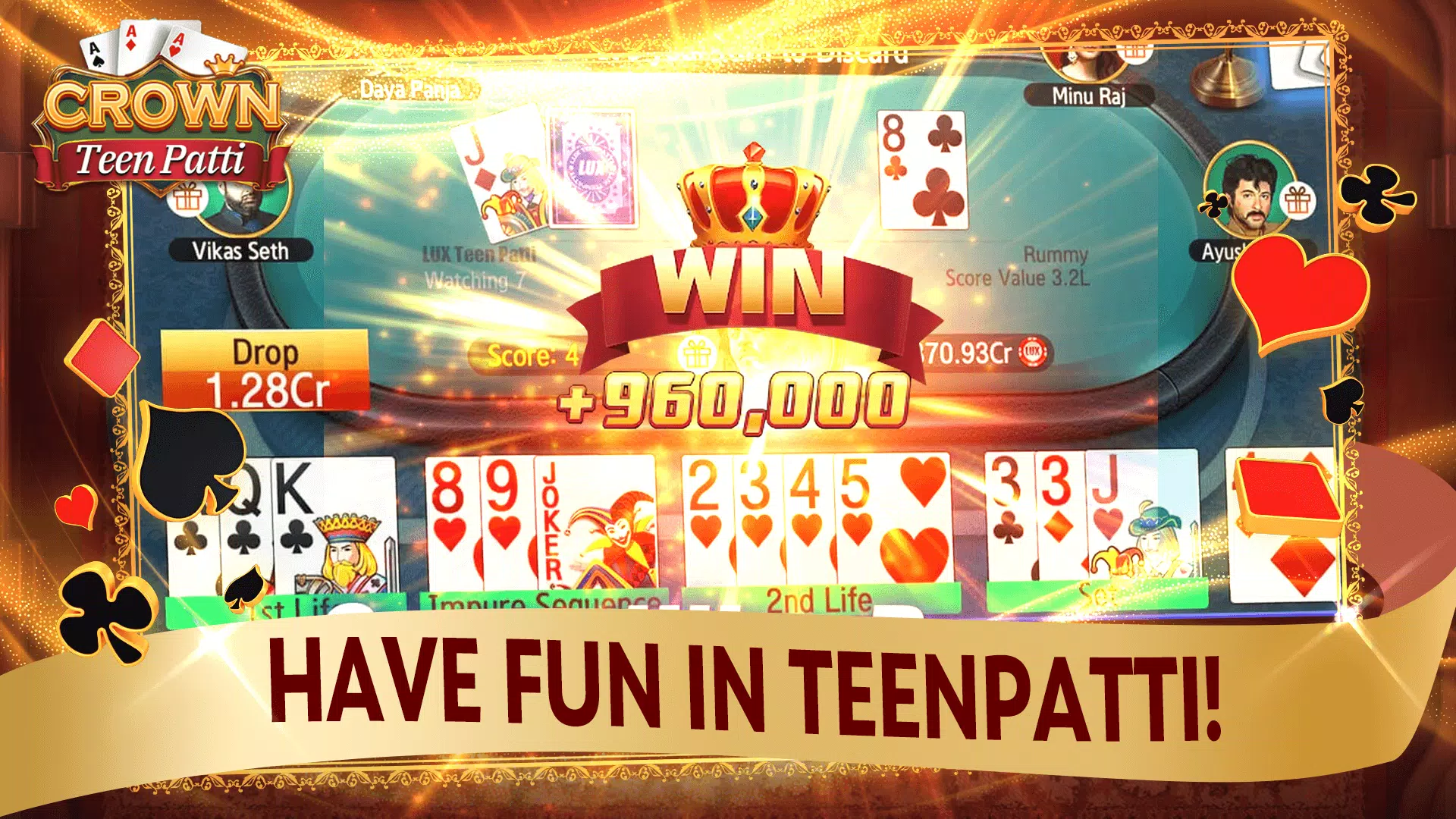 Teen Patti Crown Tangkapan skrin 0