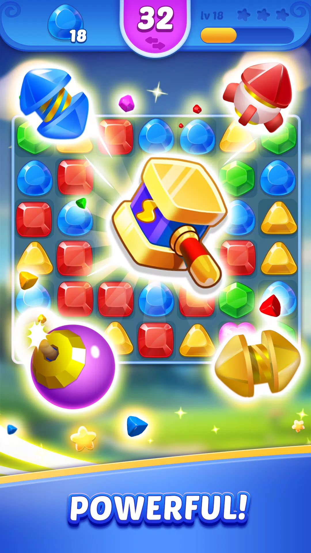 Jewel Blast Time - Match 3 Screenshot 1