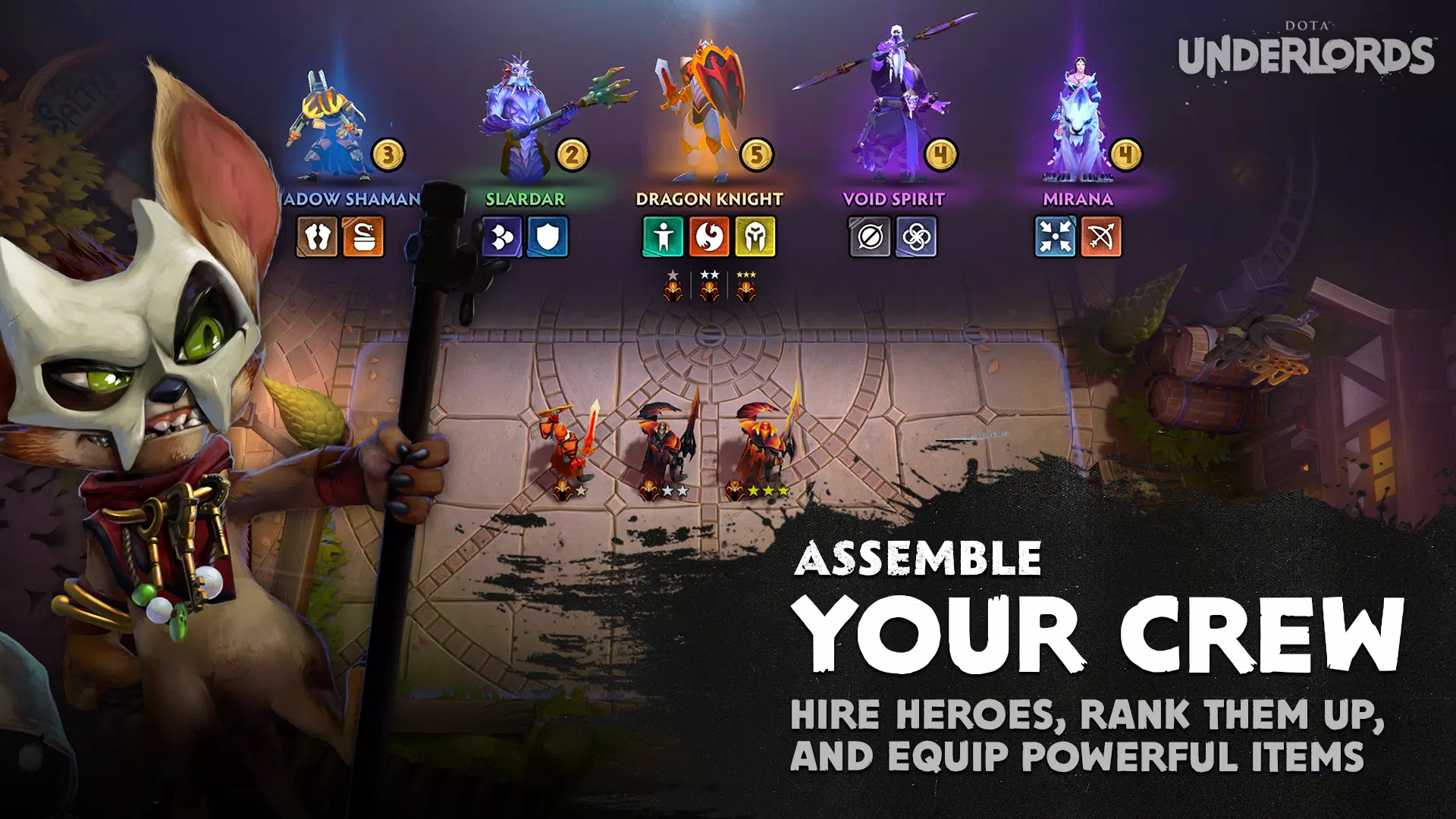 Dota Underlords Zrzut ekranu 1