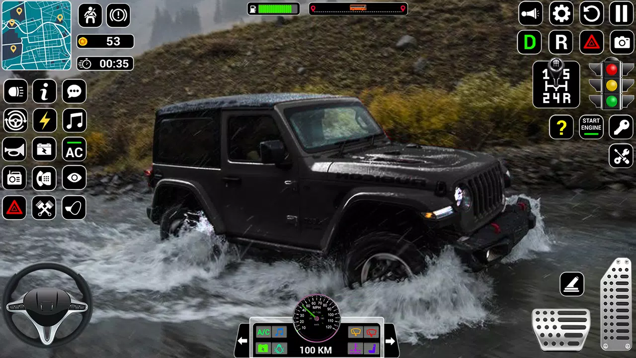 SUV 4x4 Jeep Driving Games 3D スクリーンショット 1